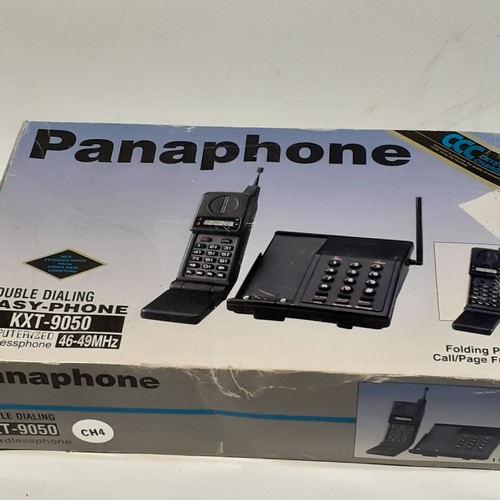 117 - Vintage Panaphone Double dial easy phone. KXT-9050