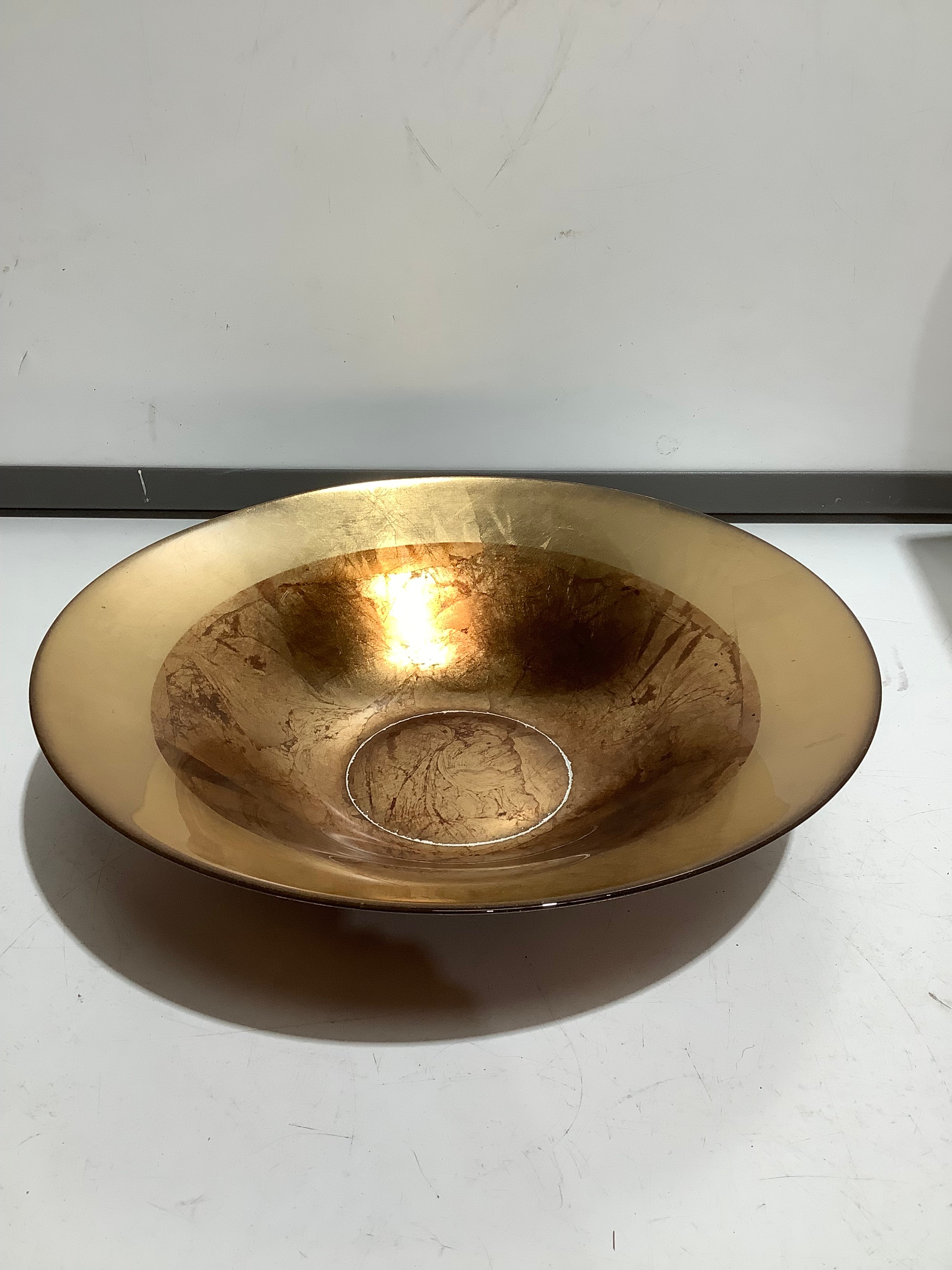 Large Decorative gold coloured bowl