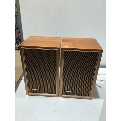 239 - Vintage pair of Sony hifi speakers