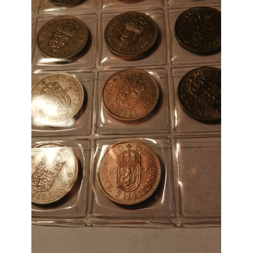 23A - Collection of 32 shillings 1950 to 1966