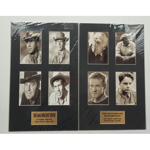 324 - 2 prints with 4 pictures the magnificent 7 and ths shawshank redemption