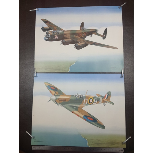 333 - Set of 10 posters of World War 2 Planes
Poster size: 25 inches wide by 20 inches high.
Planes are:
L... 