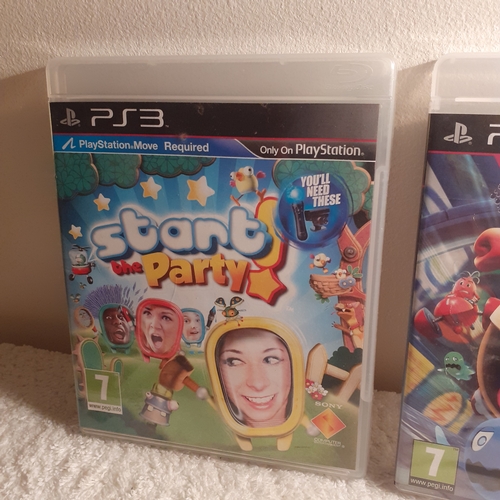 6 - 2 PS3 games. Pacman and the ghostly adventures and start party.