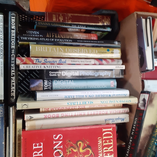 30 - Quantity of books vintage and modern. Including 1 box of just cookery books and other boxes of mixed... 