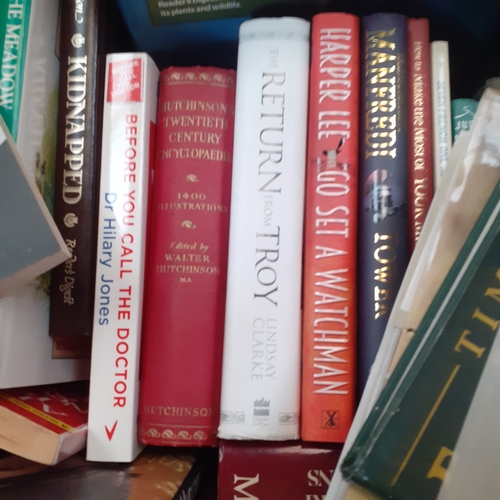 30 - Quantity of books vintage and modern. Including 1 box of just cookery books and other boxes of mixed... 