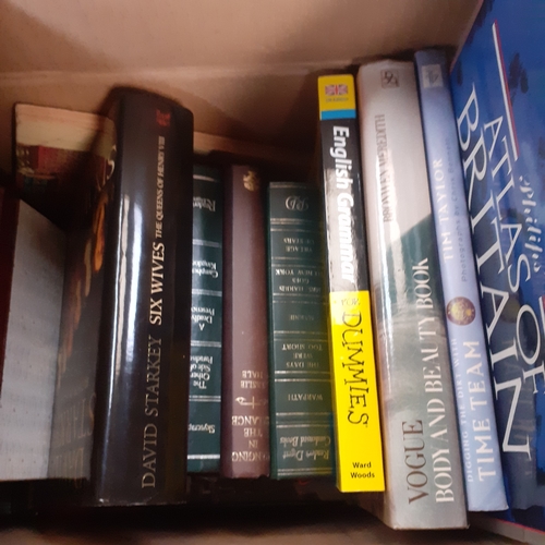 30 - Quantity of books vintage and modern. Including 1 box of just cookery books and other boxes of mixed... 