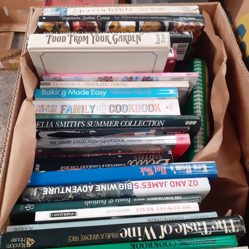 30 - Quantity of books vintage and modern. Including 1 box of just cookery books and other boxes of mixed... 