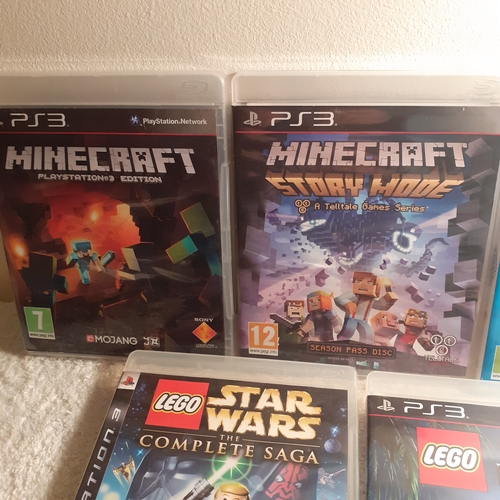 15 - Minecraft and Lego PS3 games including Star wars, skylanders and more