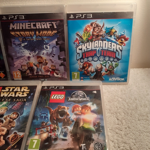 15 - Minecraft and Lego PS3 games including Star wars, skylanders and more