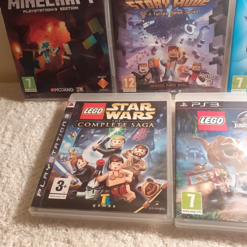 15 - Minecraft and Lego PS3 games including Star wars, skylanders and more