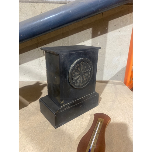 37 - Very heavy ornate mantle clock