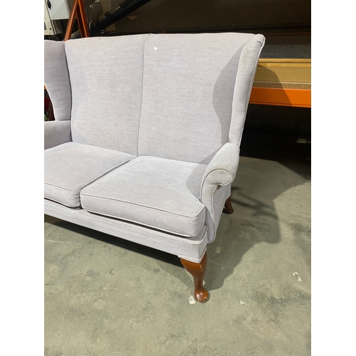 150 - Parker knoll lilac double sofa