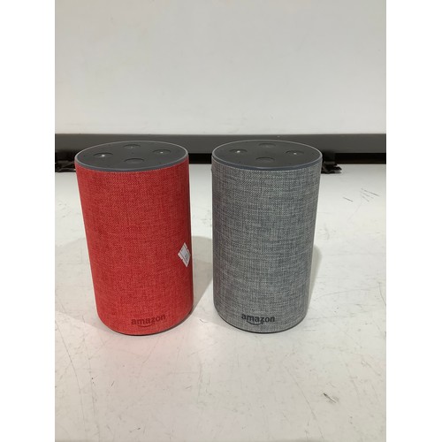 72 - 2 Amazon smart speakers no leads