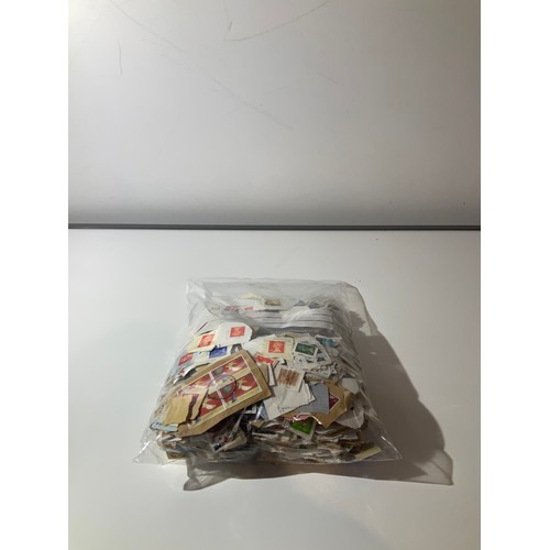 82 - Bag of mixed used postage stamps