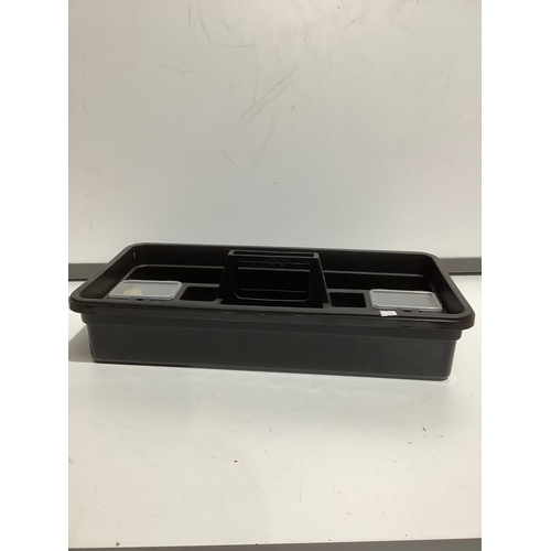 363 - Large plastic storage holder compartment - 60cm long