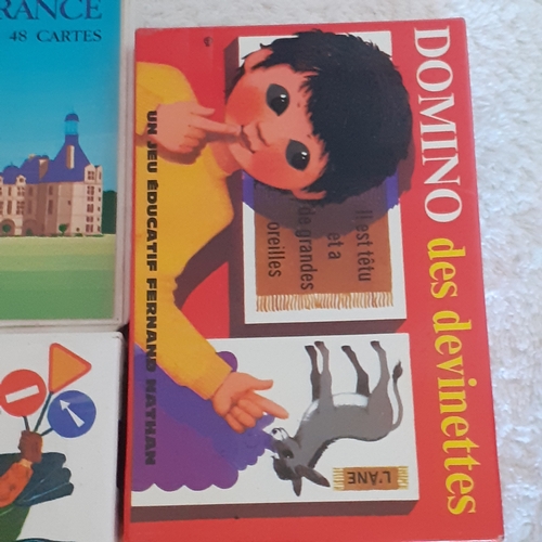 19 - 3 boxed French children's card games. Good condition