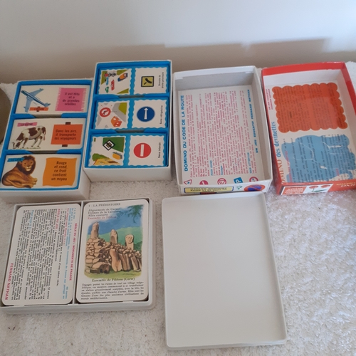 19 - 3 boxed French children's card games. Good condition