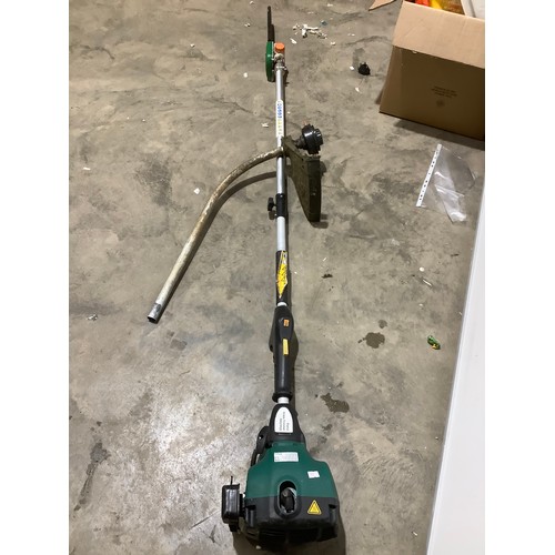 427 - Petrol grass trimmer with seperate attachment untested