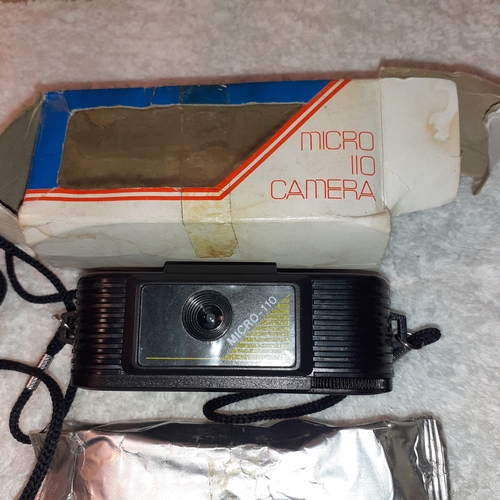 18 - Vintage Micro 110 camera with sealed film in foil.