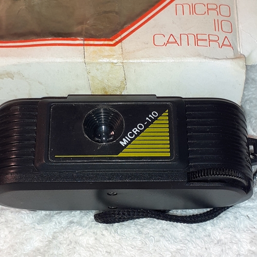 18 - Vintage Micro 110 camera with sealed film in foil.