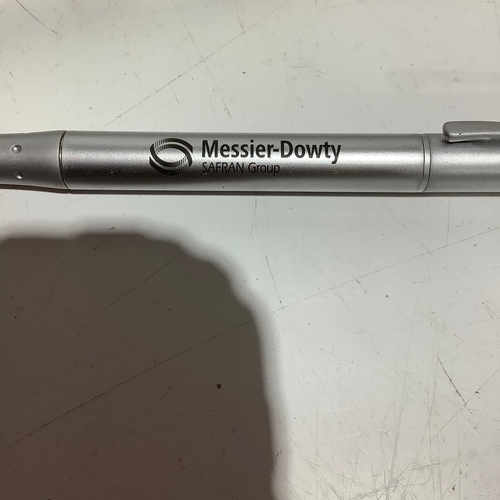 48 - Metal pen with laser pointer on one in end