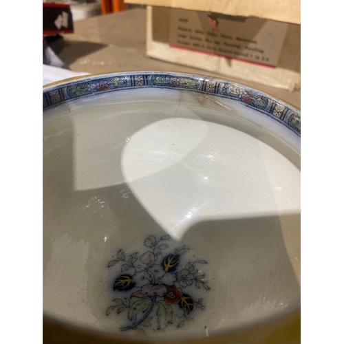 76 - Chinese stamped pottery bowl