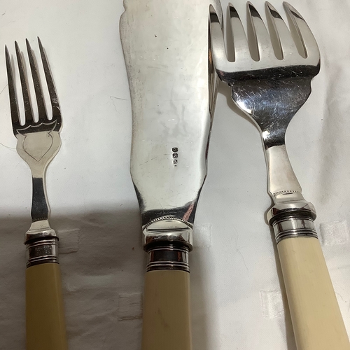 86 - Silver plated cutlery