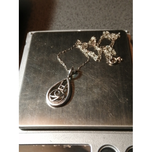 21A - Silver necklace 2.62 grams