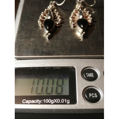 28A - Silver earrings 10.08 grams