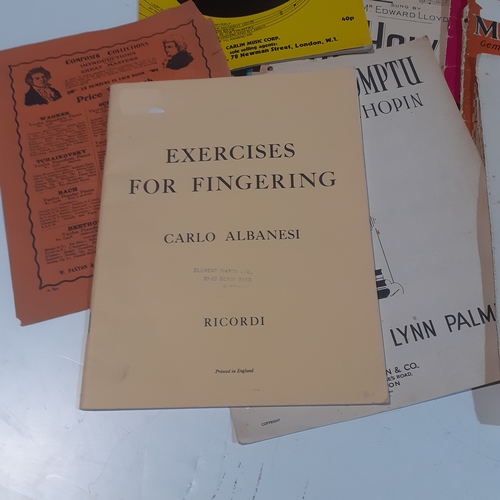 37 - Large quantity of sheet music including exercises for fingering