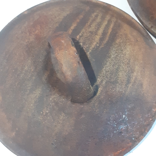 39 - Heavy cast iron saucepan. Solid but requires a clean up