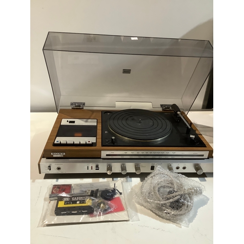 66 - Sony HMK-20 stereo turntable - amp & radio works but tape/turntable needs servicing