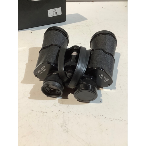 73 - Cartex Zenith 12x50 field binoculars in case