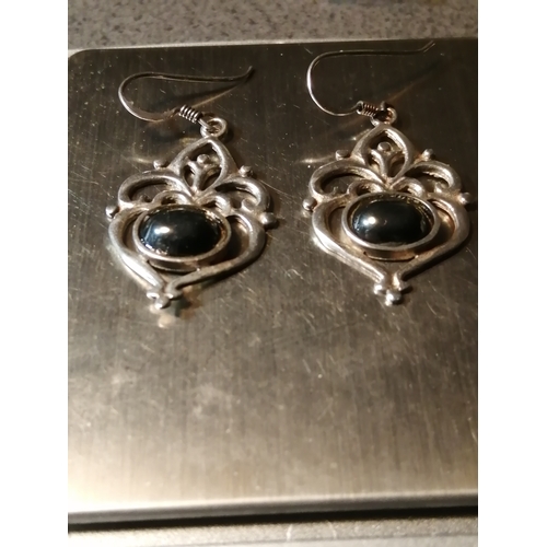 27A - Silver earrings 6.93 grams