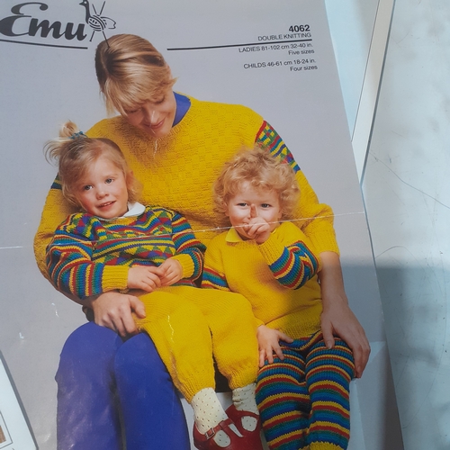 14 - Quantity of vintage knitting patterns mainly for children, baby christenings and more