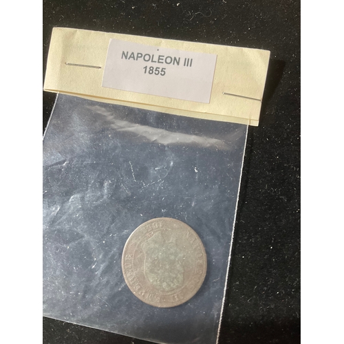 65 - Napoleon III 1855 coin