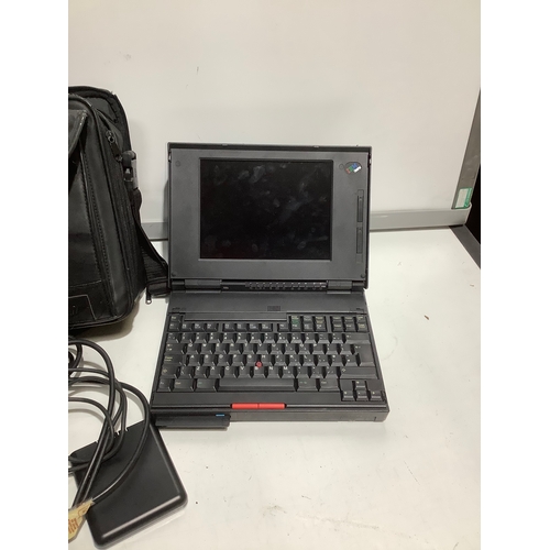 130 - Vintage IBM ThinkPad 9545 laptop with charger - untested