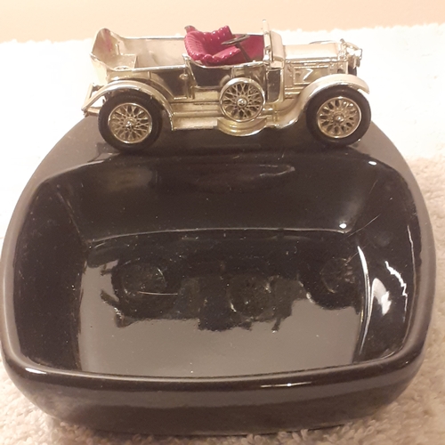 23 - Vintage lesney classic car ashtray.