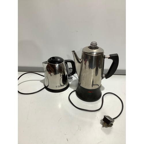 520 - Russell, Hobbs kettle and a electrical coffee pot