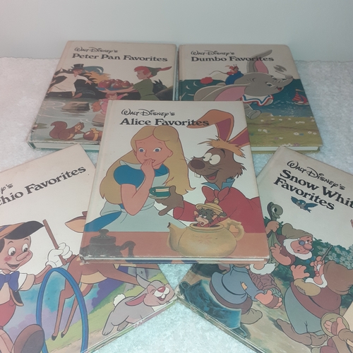 58 - A collection of Walt Disney favourite books. Complete clean pages. Some minor age related wear to co... 