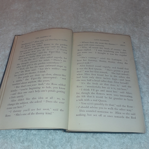 110 - A 1907 copy of Through the looking glass and what Alice found there by Lewis Caroll. Good condition ... 