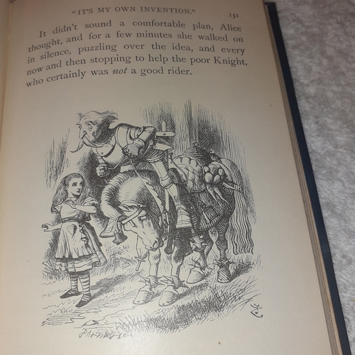 110 - A 1907 copy of Through the looking glass and what Alice found there by Lewis Caroll. Good condition ... 