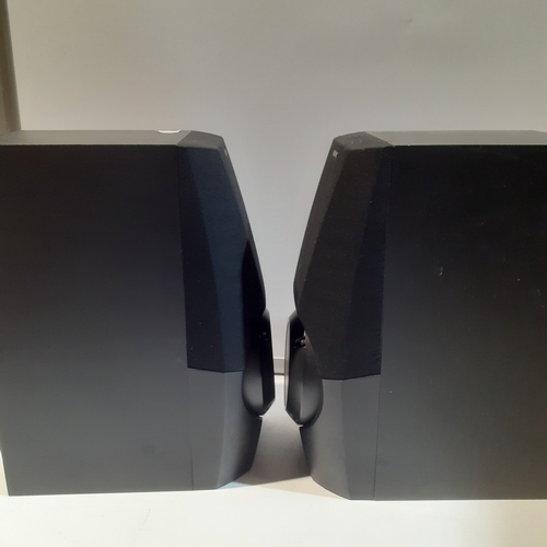 133 - Pair of Sony S.A.W subwoofer floor speakers. Just over 20 inches tall. Working order. Some slight ag... 