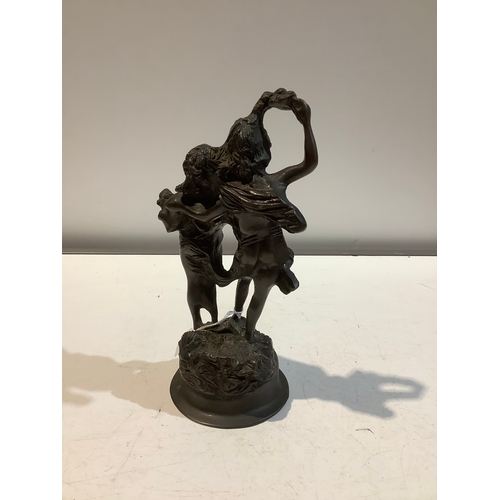 220 - Bronze sculpture of two cherubs