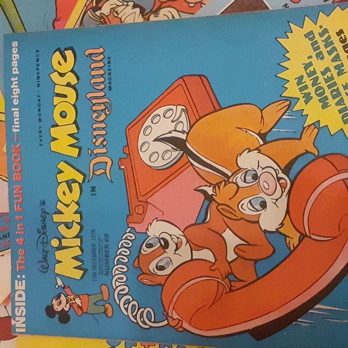 15A - Vintage Mickey Mouse comics 1970s.  Consecutive numbers 51 to 60

There may be some hand written pri... 