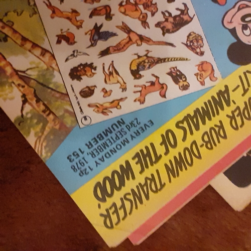 160A - Vintage Mickey Mouse comics 1970s.  Consecutive numbers 141 to 160. Numbers 145, 146 and 159 missing... 