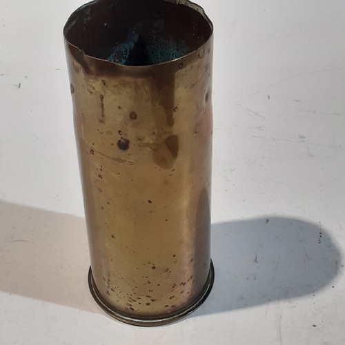 263 - Large brass shell casing. L.300.17.0