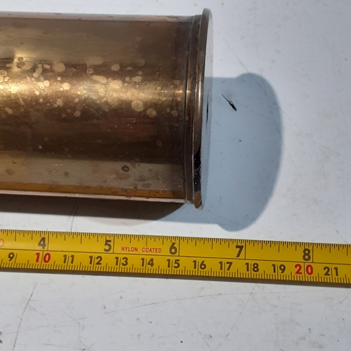 263 - Large brass shell casing. L.300.17.0