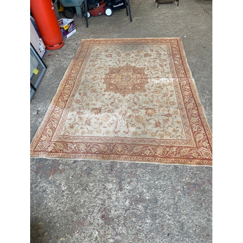 286 - Large Laura Ashley Templeton vintage rug (approx 7ft by 3ft)