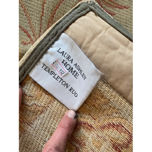 286 - Large Laura Ashley Templeton vintage rug (approx 7ft by 3ft)